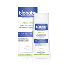 Biobaby Kuru ve Atopik Ciltler İçin Saç ve Vücut Şampuanı 300ml 