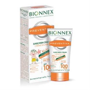 Bionnex Preventiva Çocuk Güneş Kremi Max SPF100 50 ml