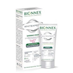 Bionnex Whitexpert Hassas Bölgeler için Aydınlatıcı - Beyazlatıcı - Leke Bakım Kremi 50ml