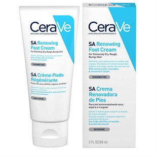 CeraVe SA Renewing Foot Cream 88 ml Yenileyici Ayak Kremi