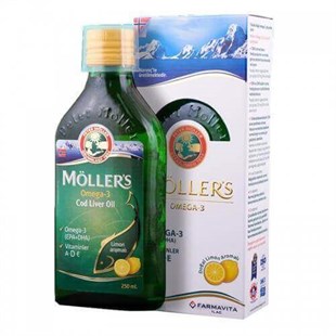 Möller's Omega 3 Limonlu Balık Yağı Şurubu 250 ml