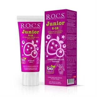 ROCS Junior 6-12 Yaş Diş Macunu - Orman Meyveleri Tadında 60 ml