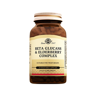 Solgar Beta Glucans Elderberry 60 Kapsül
