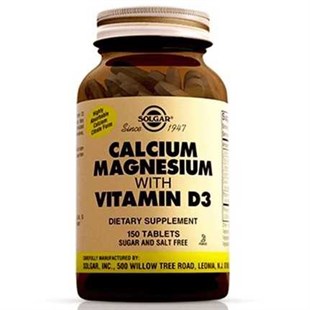Solgar Calcium Magnesium Vit D3 150 Tablet