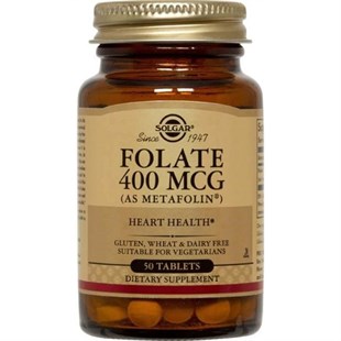 Solgar Folate As Metafolin 400 mg 50 Kapsül